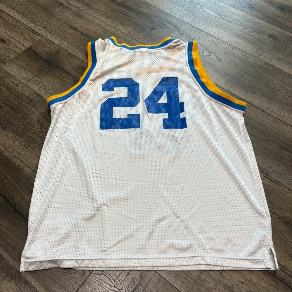 Adidas UCLA Basketball Jersey Mens Large White #24 Bruins Vintage USA Jaquez‎ Jr